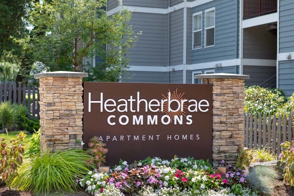 Property Signage at Heatherbrae Commons, Milwaukie