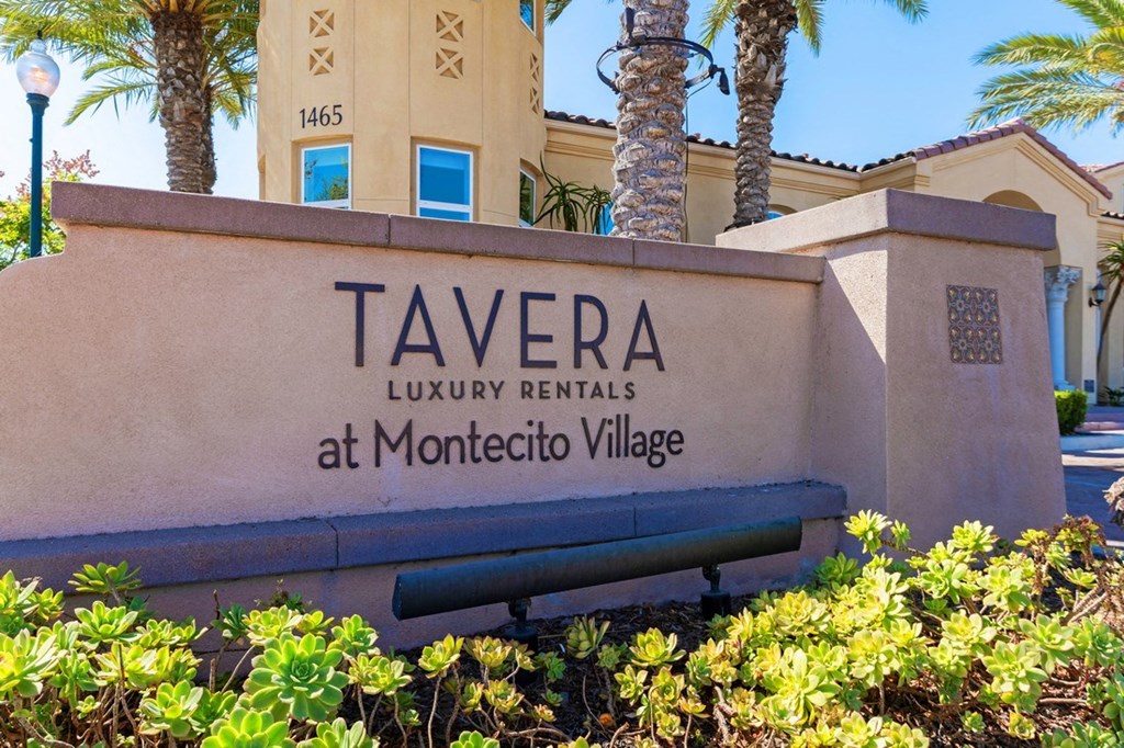 Tavera sign at Tavera Apartments