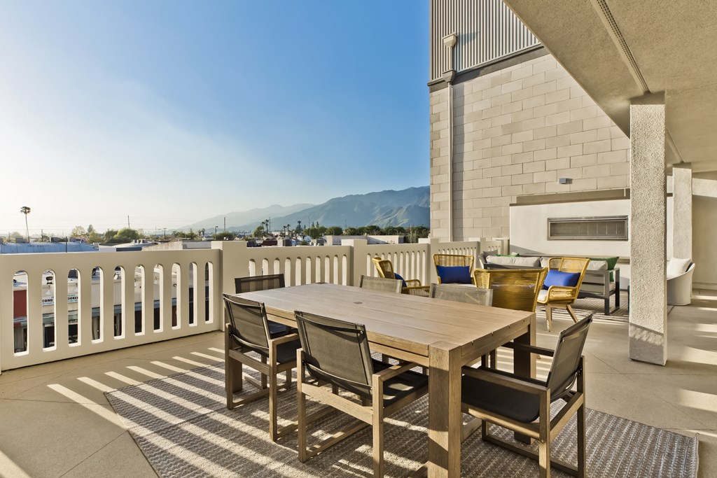 Outdoor seating area