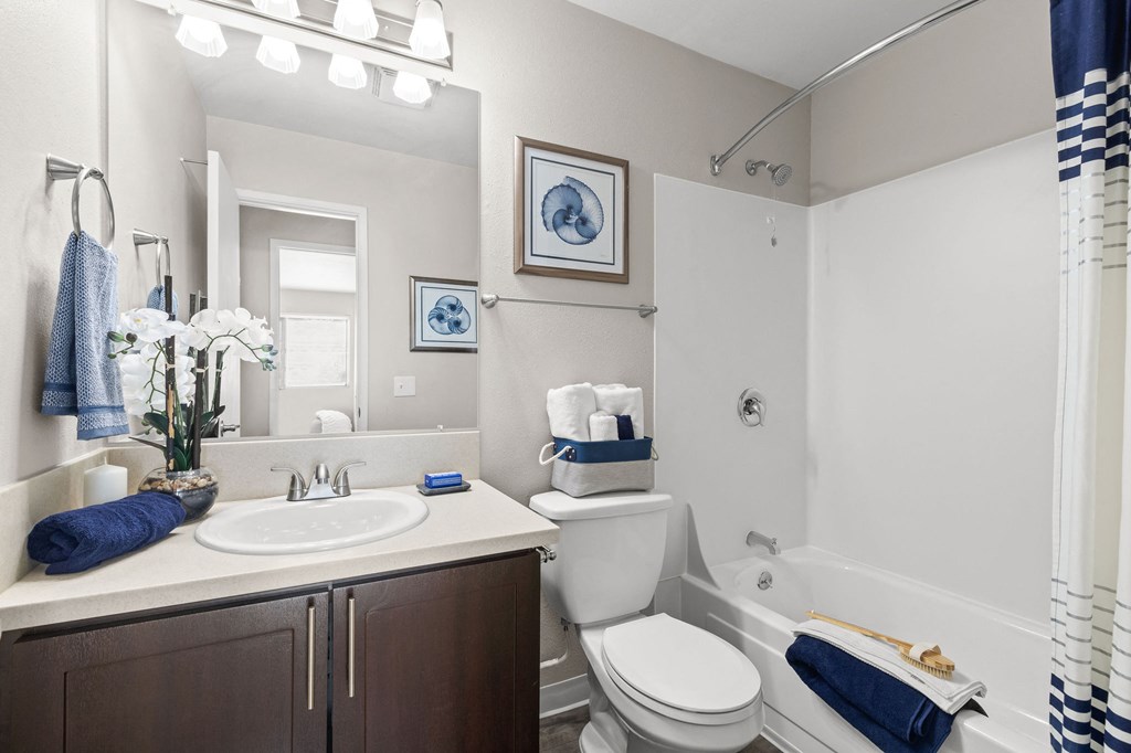 Model Apartment Bathroom Model Apartment Bathroom at Central Park East, Bellevue