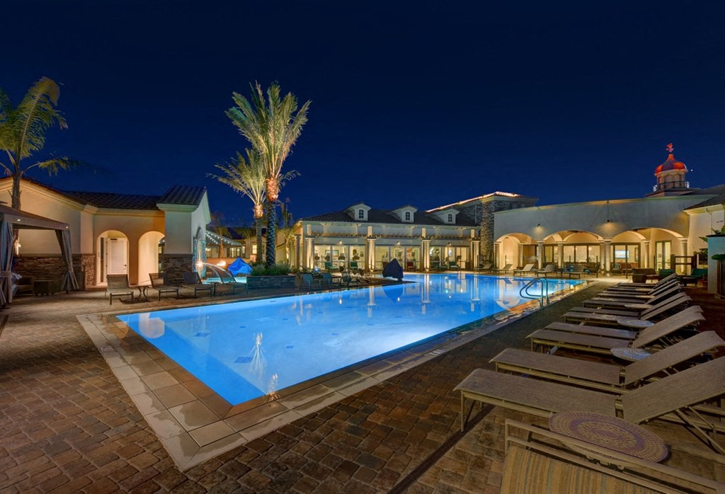 Outdoor Swimming Pool at Avino in San Diego,