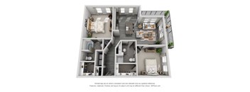 a floor plan is shown of a 1 bedroom apartment