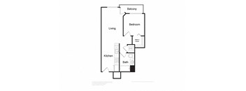 1 Bedroom 1 Bathroom  at Dexter Lake Union, Washington
