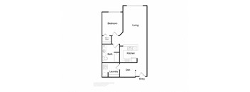 1 Bedroom with Den  at Dexter Lake Union, Washington