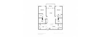 2 Bedroom 2 Bath with Den  at Dexter Lake Union, Seattle, Washington