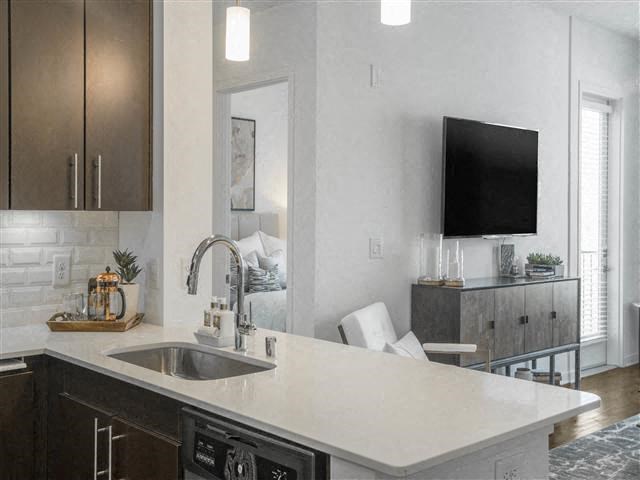 Kitchen Sink and Counter at Metro Mission Valley, San Diego, CA