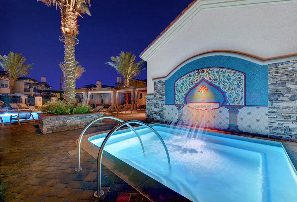 Outdoor Spa at Avino in San Diego, CA 92130