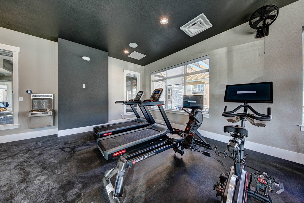 Fitness Center with drinking fountain