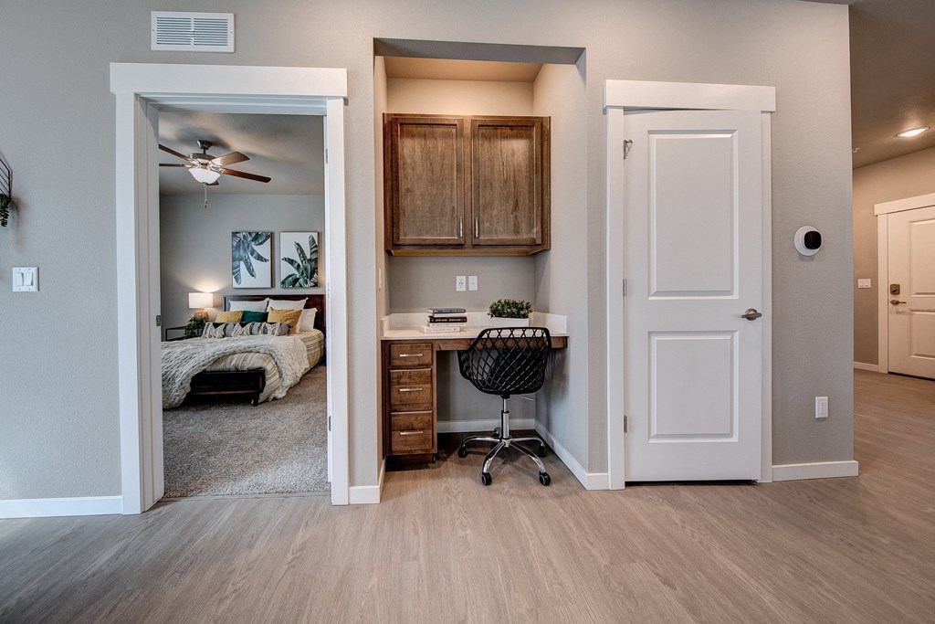 Pelican built-in desk