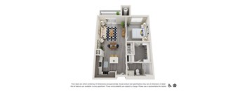 Bristol Floor Plan at 644 City Station, Salt Lake City, Utah