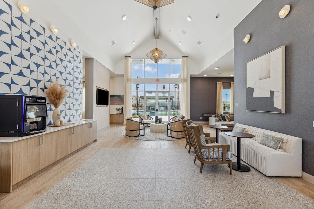 leasing office area with seating