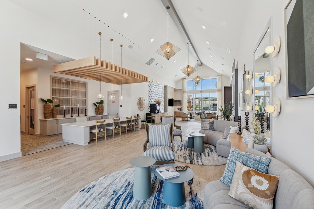 leasing office area with seating