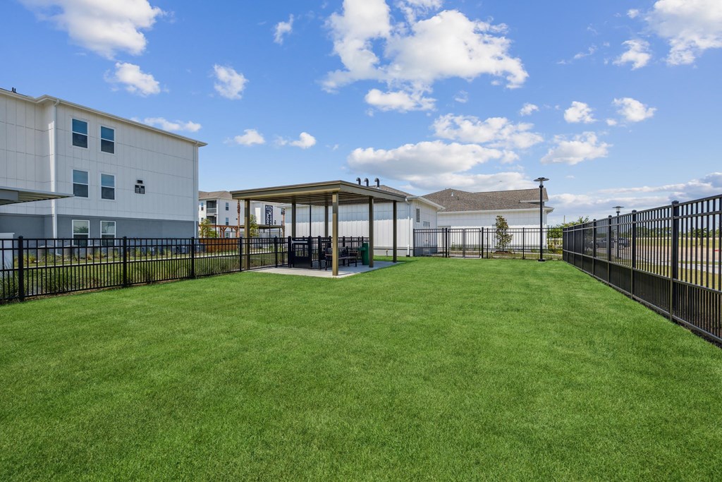 gated dog park at Alta Grandway