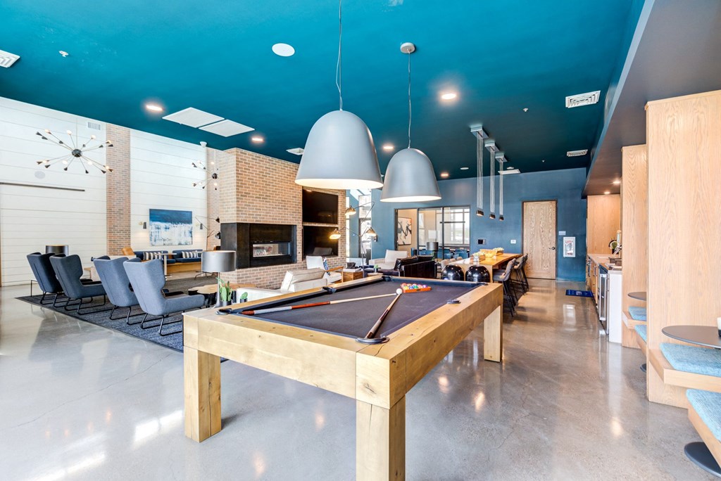Game room with Billiards