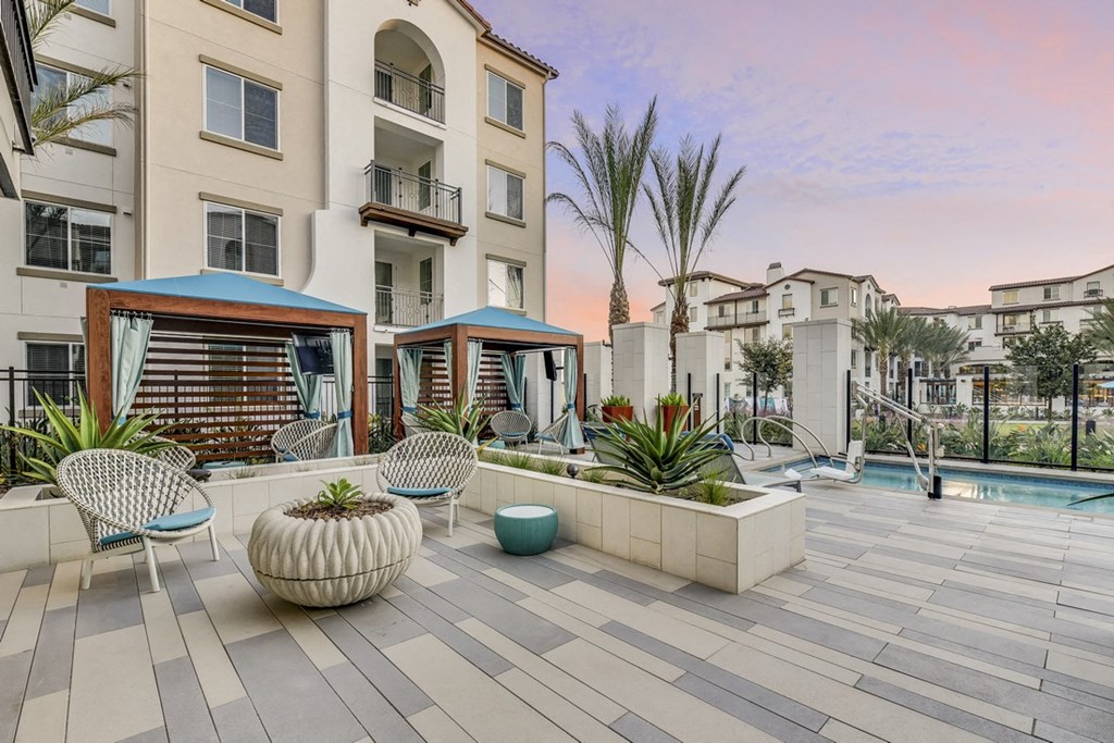 Luxurious Outdoor Lounge at Sola, San Diego