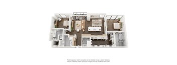 a 1 bedroom floorplan is shown in this image