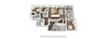 the floor plan of 1190 sq ft