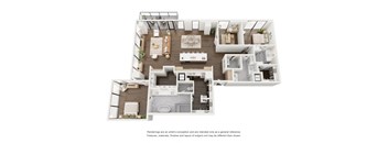 a 1 bedroom floorplan is shown in this image