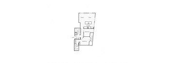 a floor plan of a house with a garage