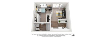 One bedroom one bathroom