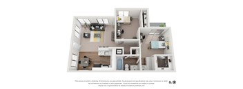 Two bedroom one bathroom