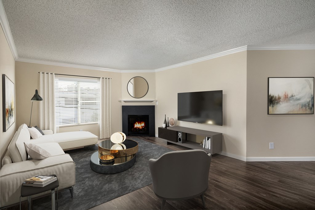 an image of a living room with a fireplace