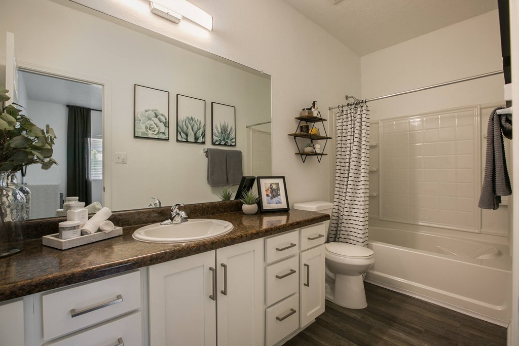 A Bathroom With a Sink at Cantata at the Trails, Albuquerque, New Mexico