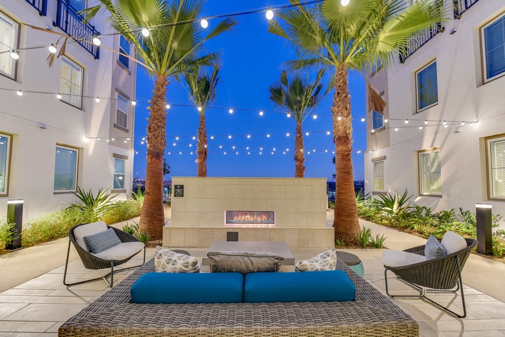 Outdoor Lounge at Sola, San Diego, CA 92130