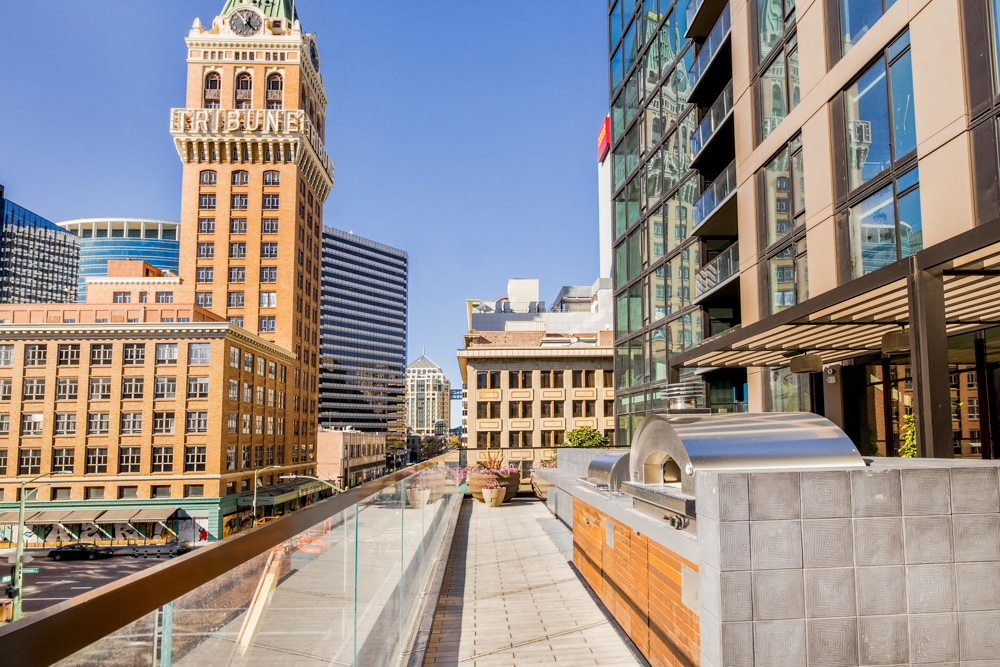 Outdoor Terrace BBQ and Pizza Oven