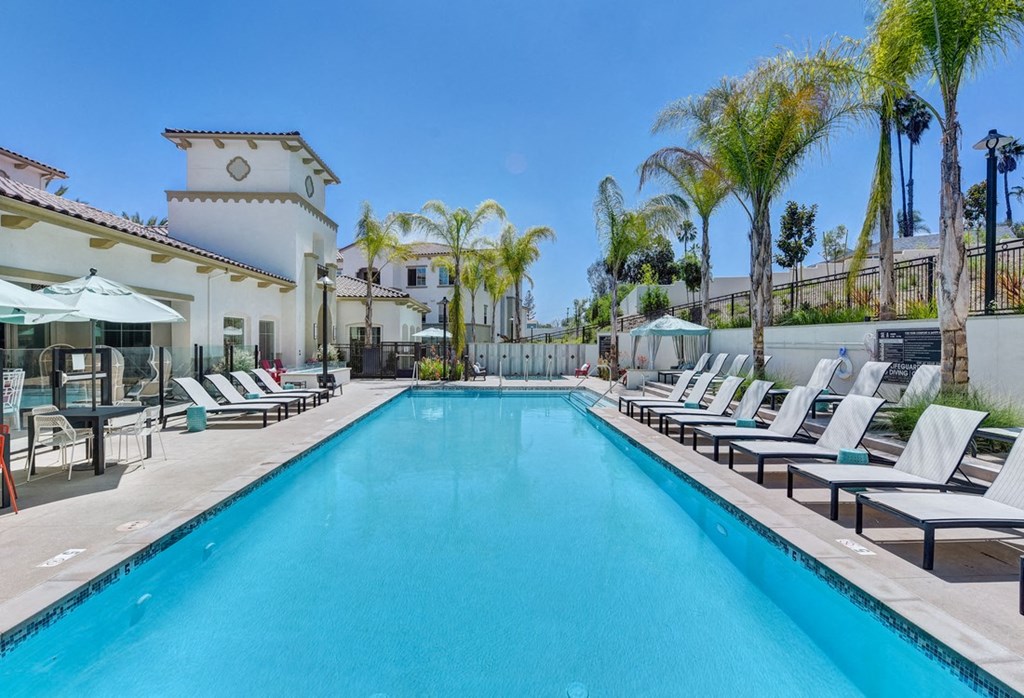 pool at Seta Apartments