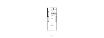 a floor plan of studio a at studio a1