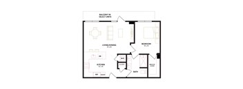 an illustration of a floor plan of a house