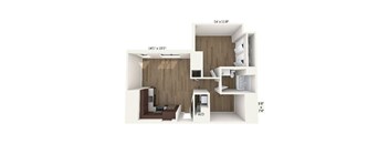 the 1122 sq ft studio floor plan  studio apartment