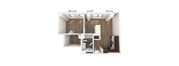 the floor plan of the small