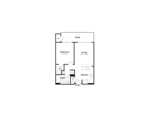 bedroom floor plan | the station at potomac yard apartments
