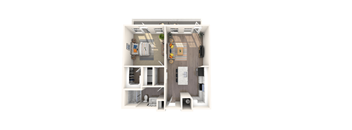 a floor plan of a 1 bedroom102 sq ft apartment