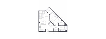 A2 Floor Plan at Altana, Glendale, 91203