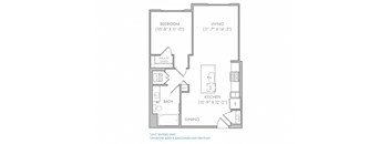 A2 Floor Plan at Rivue, Chula Vista, CA