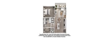 a floor plan of a house with four bedrooms