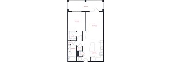 A floor plan of a house with rooms labeled as "BREATHE", "ENTERTAIN", "REFRESH", "STASH", "STYLE", and "WASH".