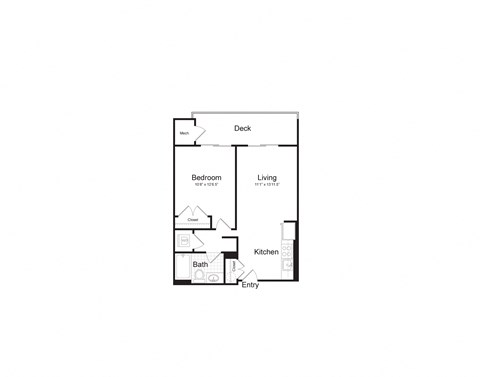 floor plan photo of the boulders at puget sound in tacoma, wa