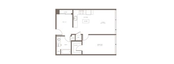 A2 Floor Plan at The Adeline, Glendale