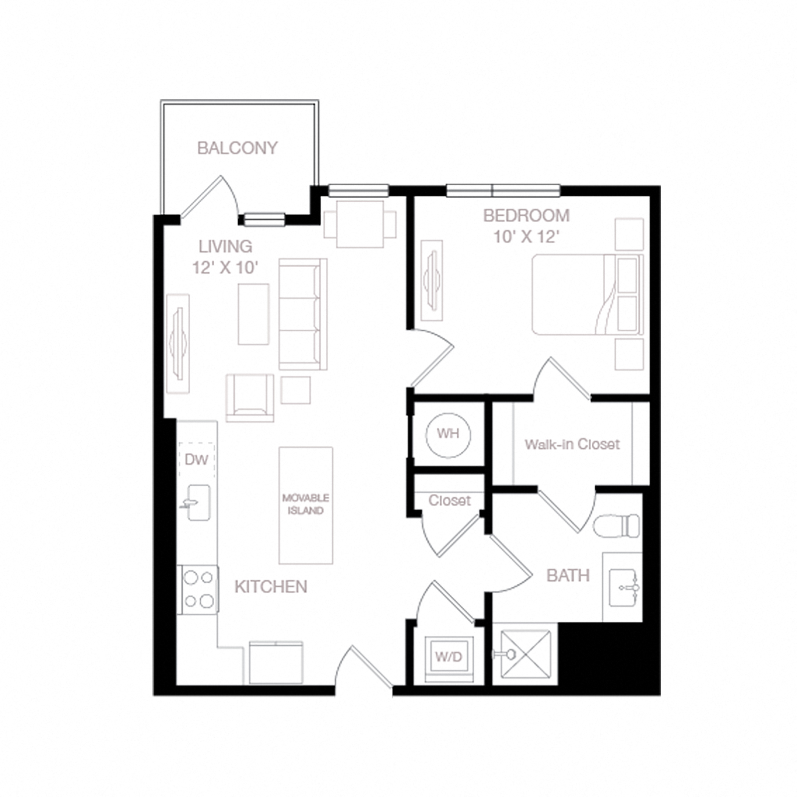 1 Bedroom 1 Bath