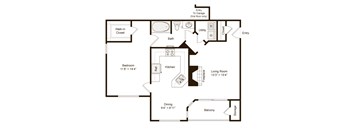 A black and white image of a house floor plan.