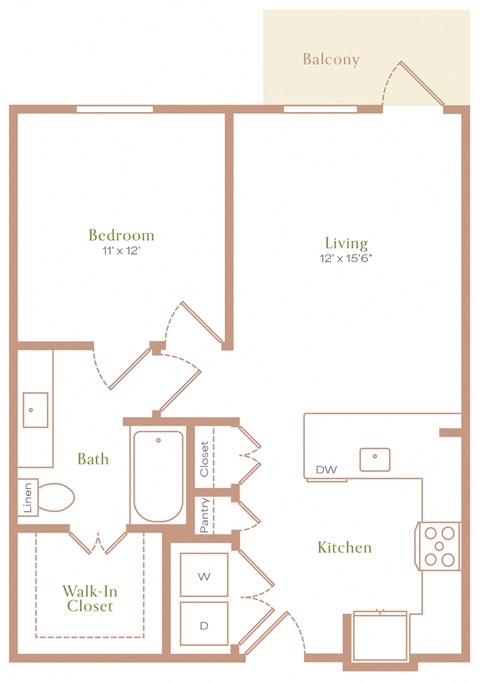 a floor plan of a house with an open floor plan