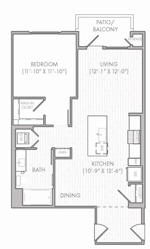 A3 Floor Plan at Rivue, Chula Vista, CA, 91915