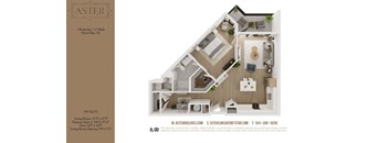 a 1 bedroom floor plan  319 sq ft