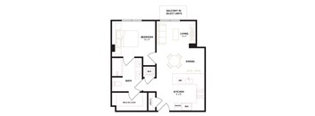 a floor plan of a house with upside down views of different windows