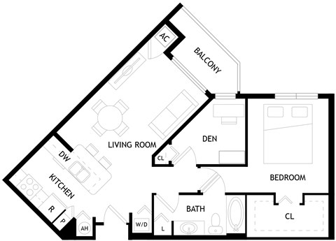A black and white image of the A3D floor plan.