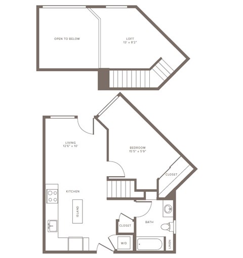 A3L Floor Plan at The Adeline, Glendale, CA 91203
